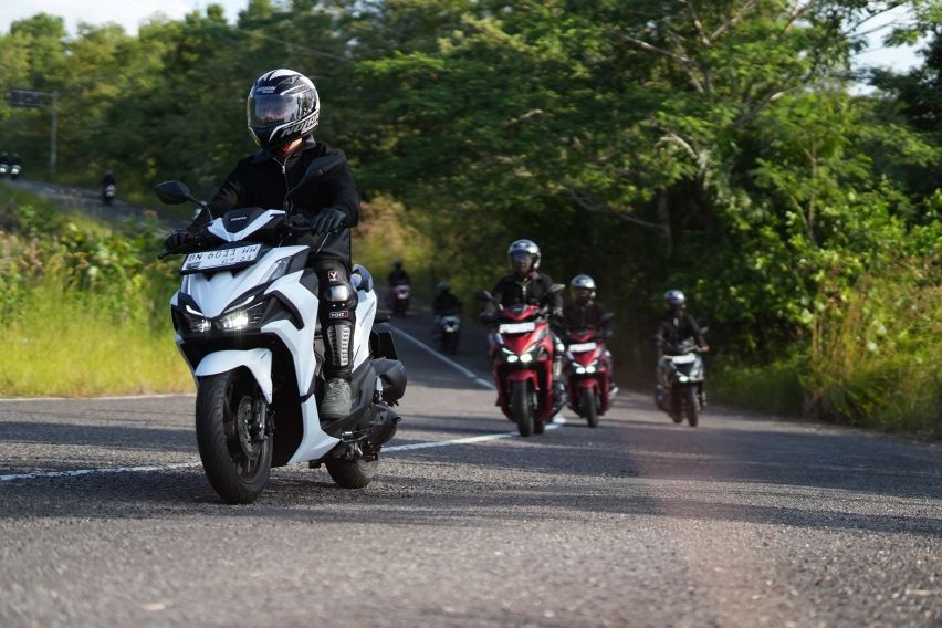 New Honda Vario Evo 160 Taklukkan Jalanan Belitung