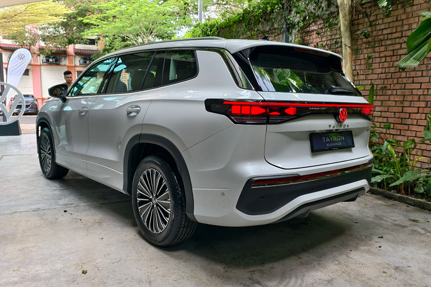 Volkswagen Tayron Elegance rear view Malaysia