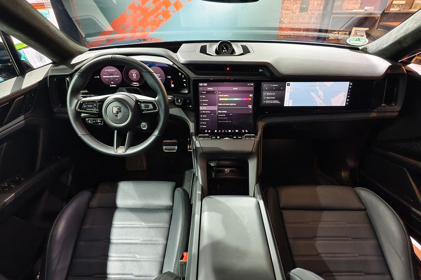 Porsche Cayenne EV interior view Malaysia