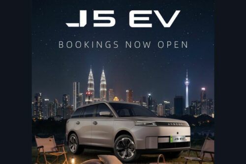 Jaecoo J5 EV bookings open in Malaysia, est. price announced