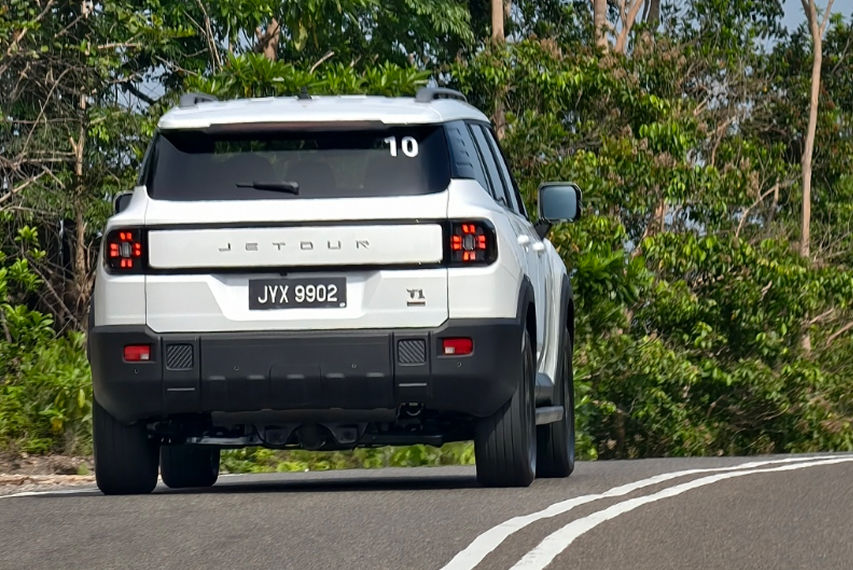 Jetour T1 rear view Malaysia