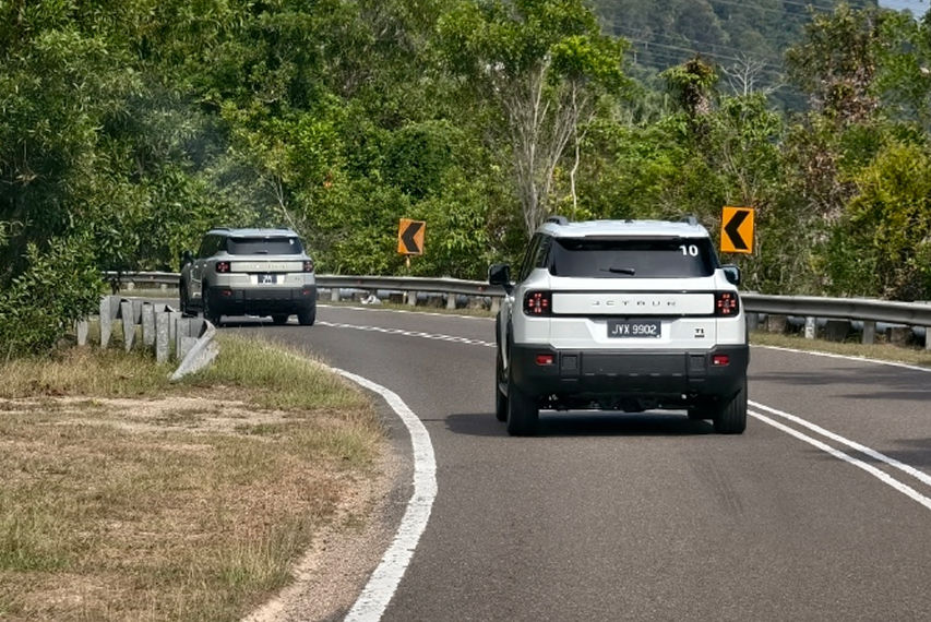 Jetour T1 rear view Malaysia