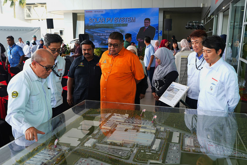 Honda Malaysia solar installation at their plant in Melaka