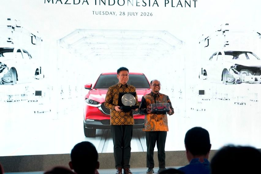 Peresmian pabrik Mazda