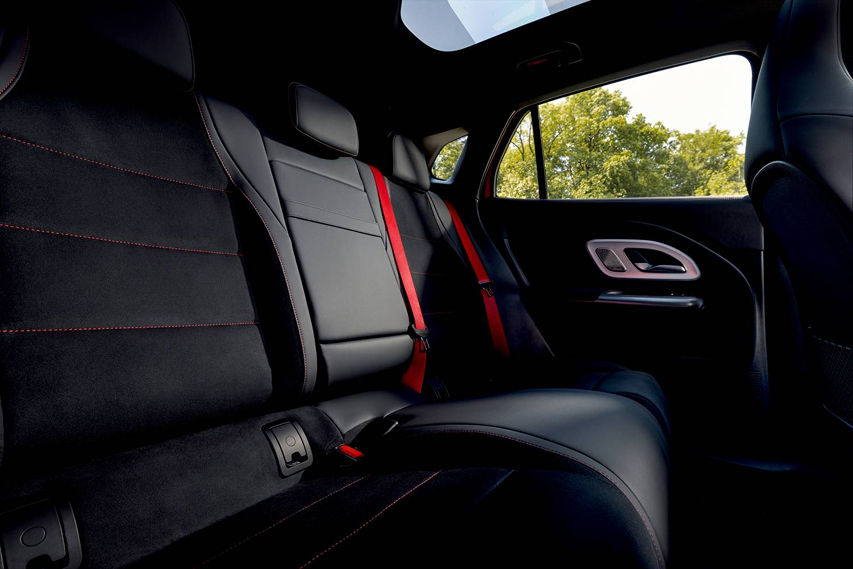 New Mercedes-Benz GLA rear seats view