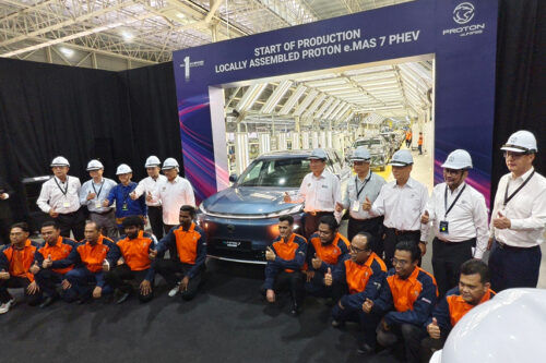 CKD Proton eMas 7 PHEV rolls out in Malaysia, massage seats added and specs unchanged