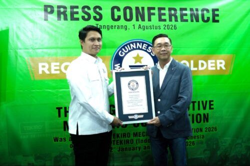 Tekiro Cetak Rekor Dunia Guinness World Records Lewat Kompetisi Mekanik Terbesar di GIIAS 2026