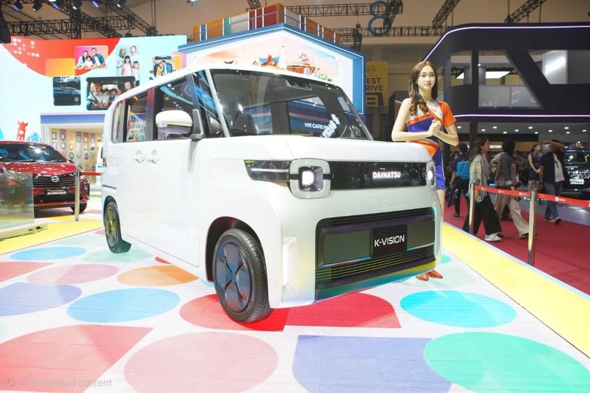 Tampak Depan K-Vision HEV di GIIAS 2026