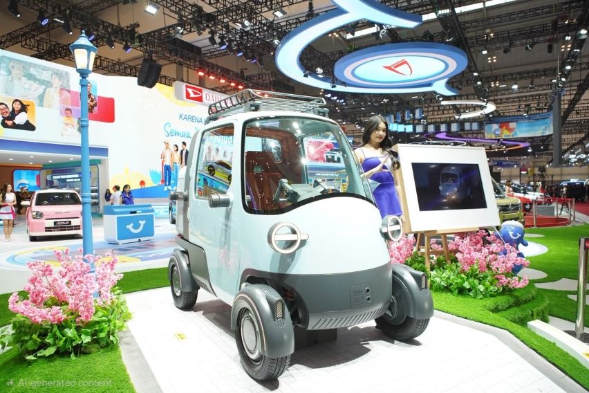 Tampak Depan Daihatsu Midget-X di GIIAS 2026