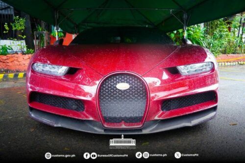 BOC turns over P205-M for auctioning 2 Bugatti Chirons