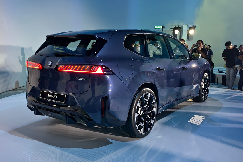 2026 BMW iX3 rear view Malaysia