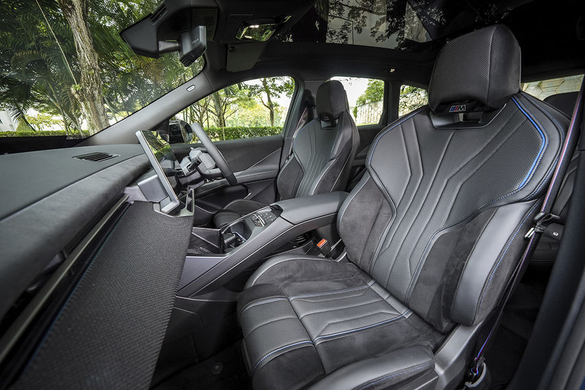 2026 BMW iX3 front seats view Malaysia