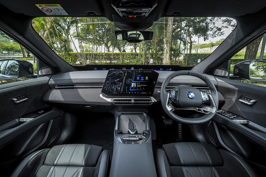 2026 BMW iX3 interior view Malaysia