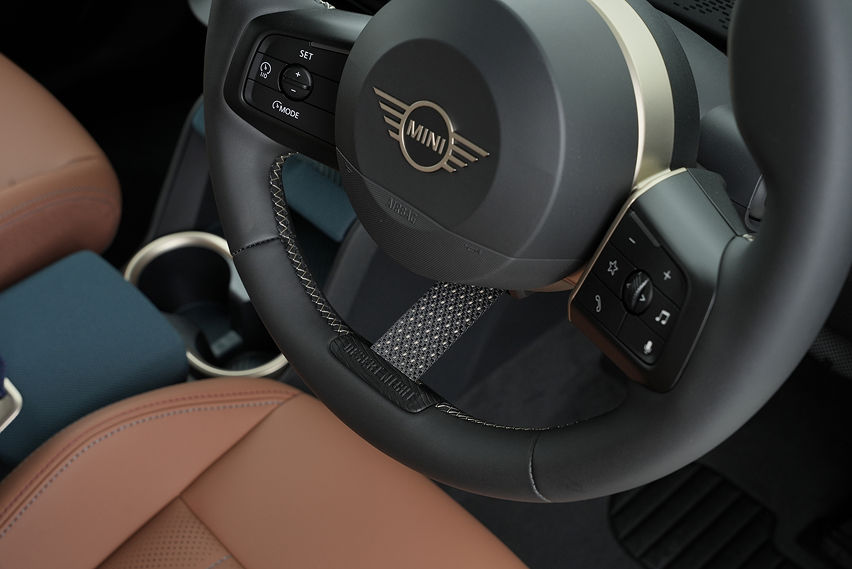 MINI Countryman S ALL4 Desert Night Edition steering wheel view