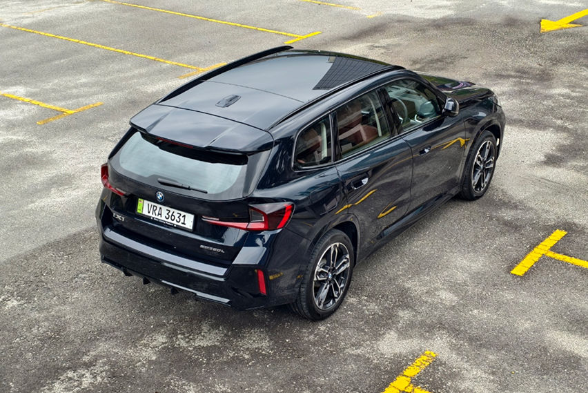 BMW iX1 eDrive20L M Sport rear view Malaysia