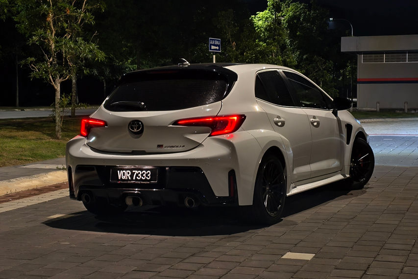 Toyota GR Corolla Automatic rear view