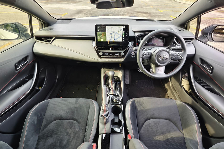 Toyota GR Corolla Automatic interior view