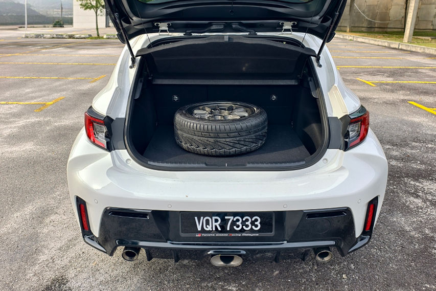 Toyota GR Corolla Automatic boot view