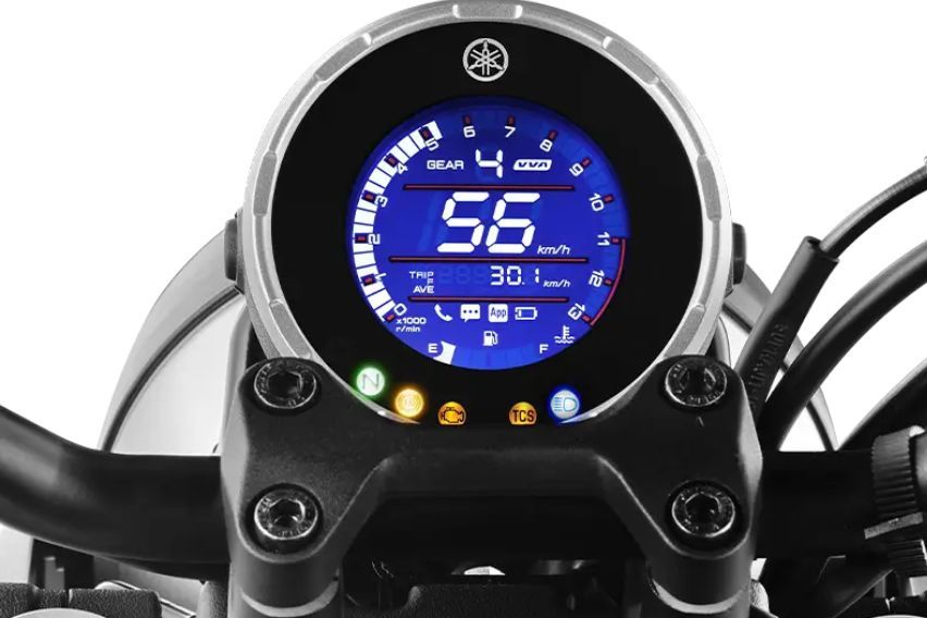 Yamaha XSR155 instrument cluster