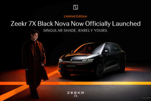 Zeekr 7X Black Nova now on sale in Malaysia at RM235,000, limited to 200 units