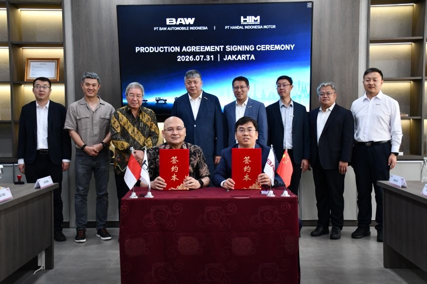Agreement BAW rakit EV di Handal Motor