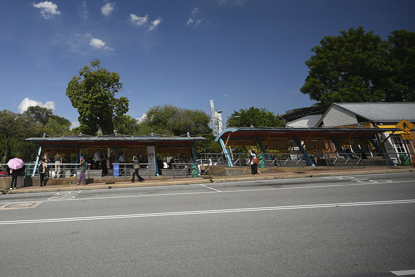 BMW ev batteries scond life as University Malaya bus stop 