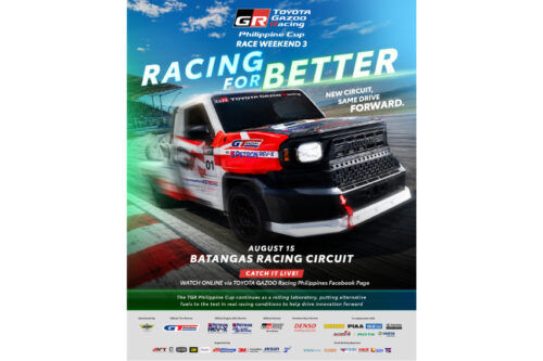 Toyota Gazoo Racing PH Cup 3rd to take place in Batangas this weekend