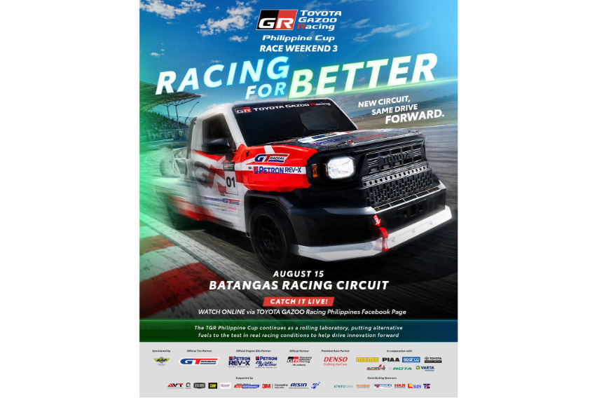 Toyota Gazoo Racing PH Cup 3rd to take place in Batangas this weekend