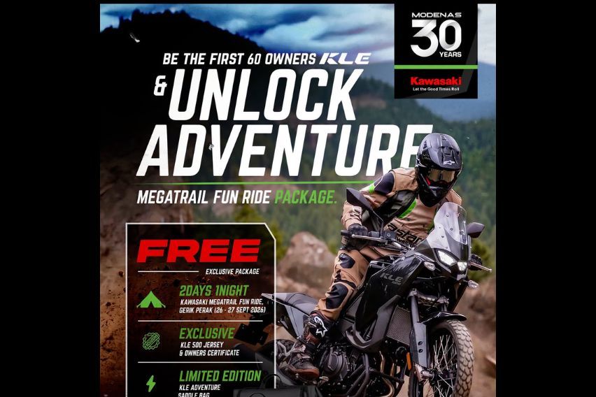 Kawasaki KLE500 Megatrail promotion