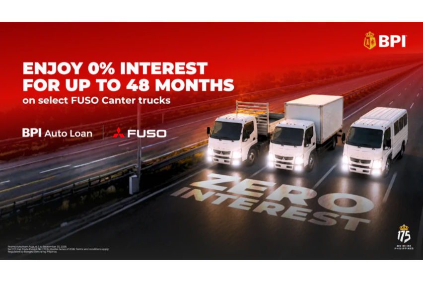 Fuso PH teams up with BPI for exclusive financing promo 