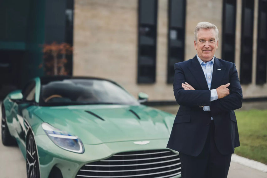 Adrian Hallmark Aston Martin