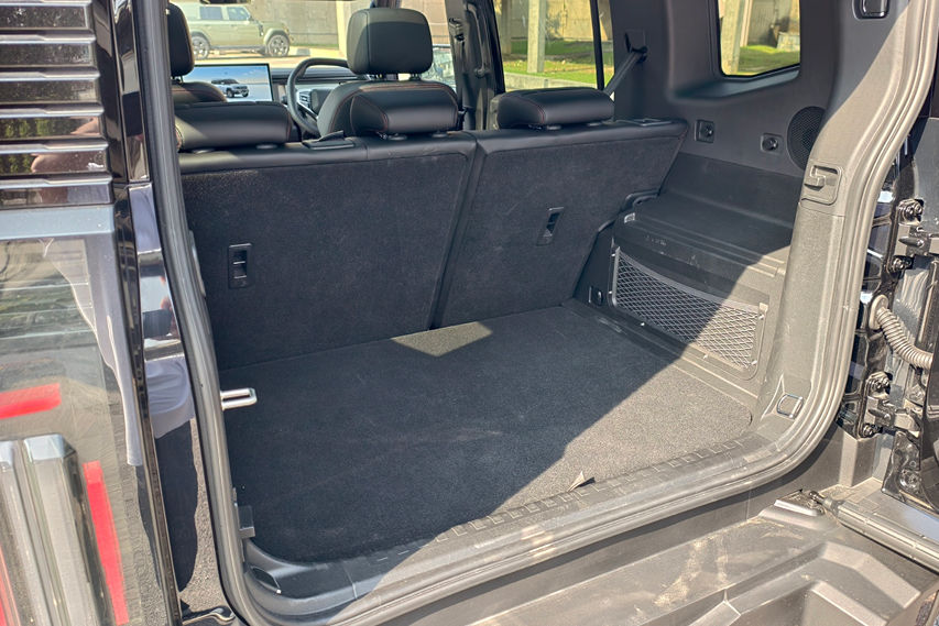Jetour T2 boot space view