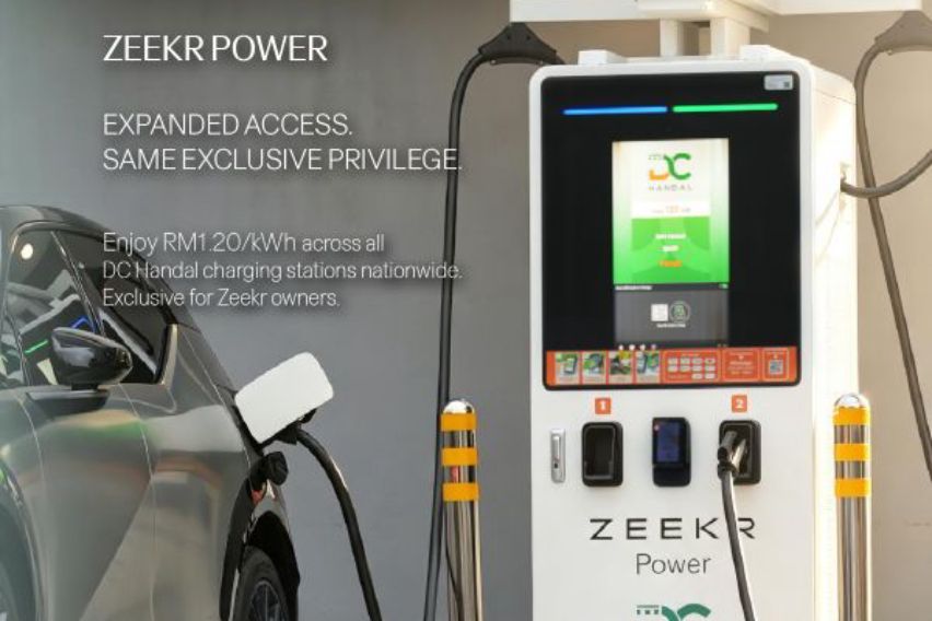 Zeekr owners get RM1.20/kWh charging rate at all DC Handal stations