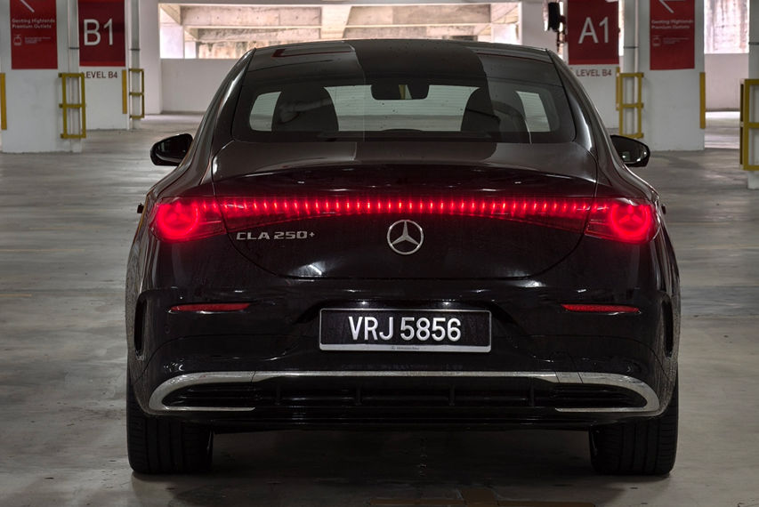 Mercedes-Benz CLA250+ rear view