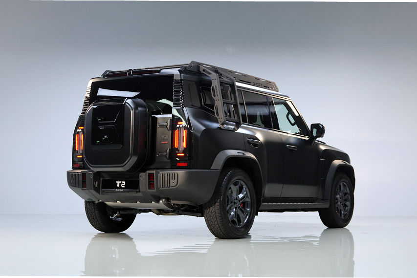 Jetour T2 Dark Warrior limited edition rear view Malaysia