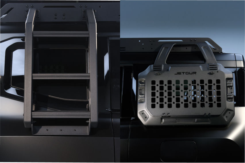 Jetour T2 Dark Warrior limited edition accessories view