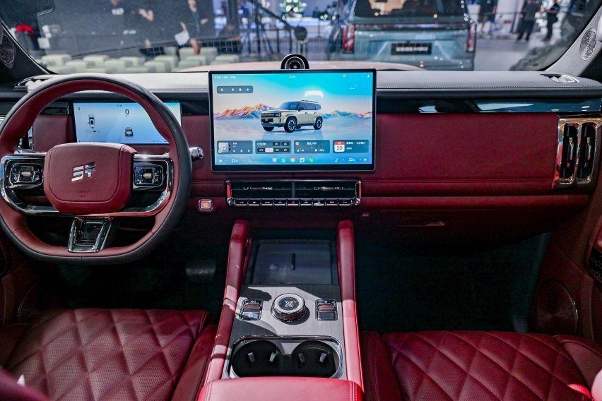 Jetour T2 facelift 2026 interior