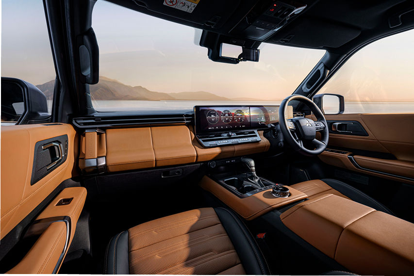 2026 Mitsubishi Pajero interior view