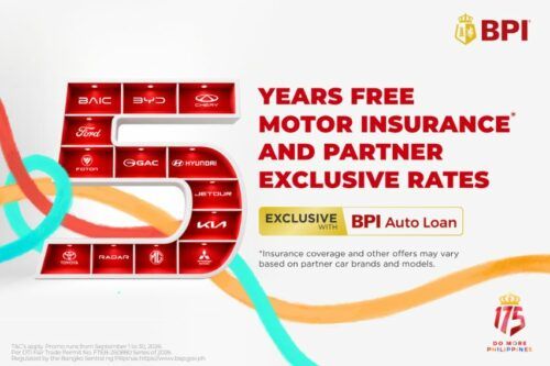 BPI Auto Loan gives free 5-year car insurance, bigger savings under ‘Dream More Deals’