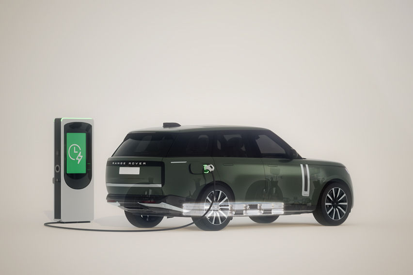 Range Rover Electric charging