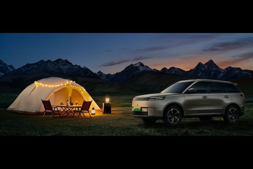 Jaecoo J5 EV camping mode