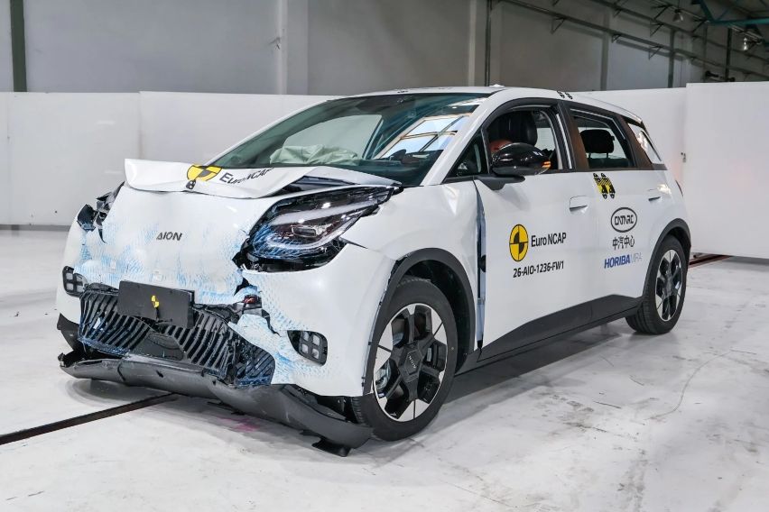 Uji Tabrak Aion UT Kantongi Rating Keselamatan 5-Bintang Euro NCAP 2026