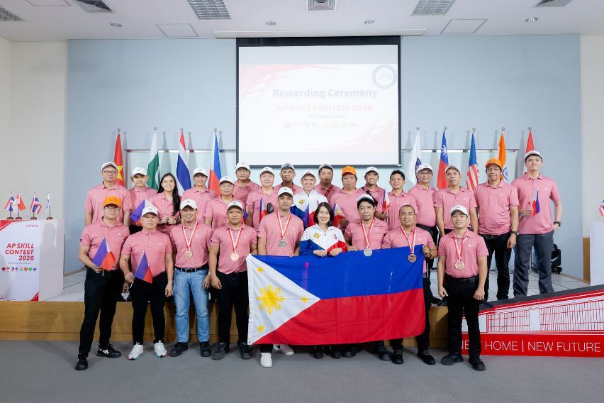 Toyota Motor Philippines&rsquo; delegation of Line Team Members for the Toyota 2026 ASPAC together with TMP Senior Vice President for General Administration Jhohana Mamonong