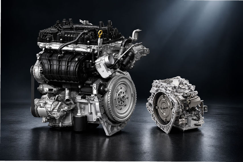 Proton S70 lite and prime engine and transmission view