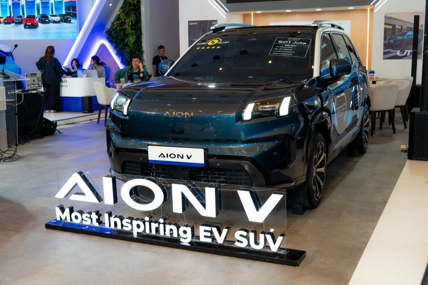 AION V di Booth GAC Indonesia di GIIAS Bandung 2026