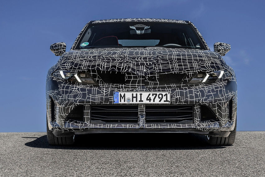 new BMW 3 Series, BMW G50 front grille view