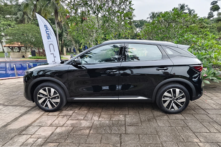 BYD Atto 3 Performance side profile Malaysia