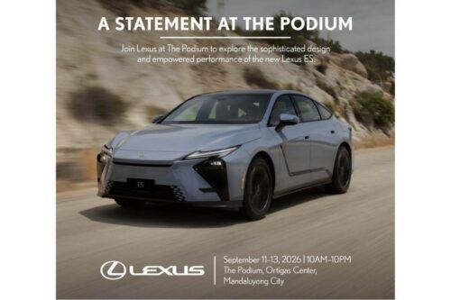All-new Lexus ES gets spotlight at The Podium this weekend