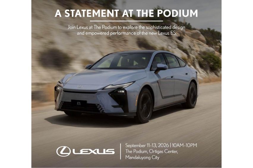 All-new Lexus ES gets spotlight at The Podium this weekend