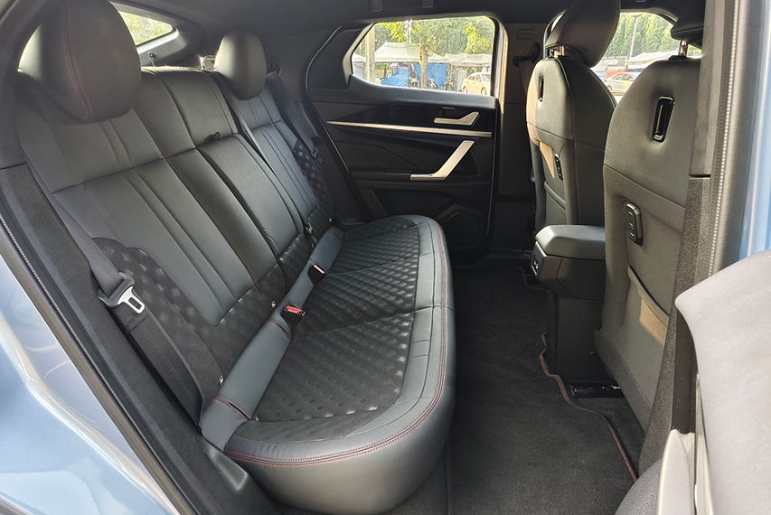 Perodua QV-E rear seats view